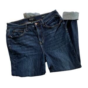 Judy Blue Skinny Fit Rolled Crop Jeans, size 31 / 13